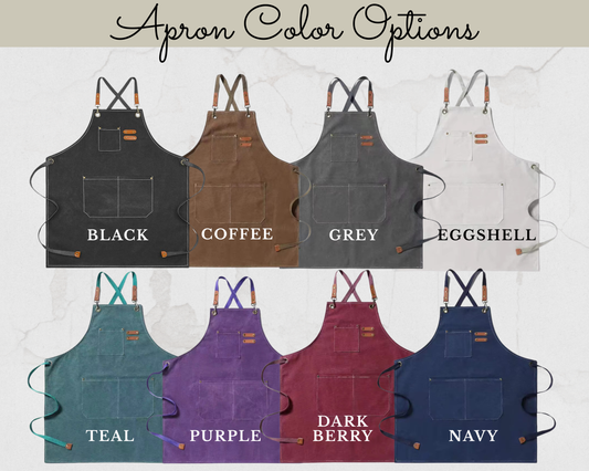 Nail Artist Work Apron Durable Salon Uniform Sign