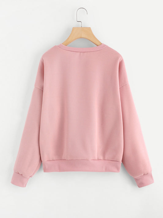 Jeremiah 29:11 sweatshirt front view, polyester stretch fabric