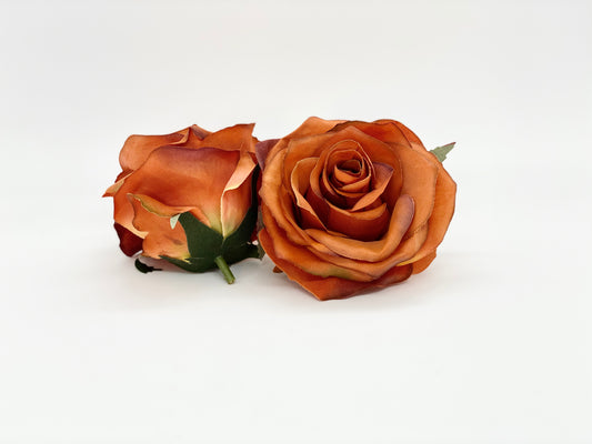 3.5" Burnt Orange Rose