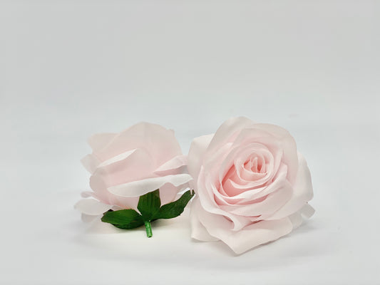 Ballet pink artificial rose top view for party centerpieces