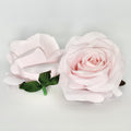 Pale pink rose silk flower for wedding bouquet arrangements