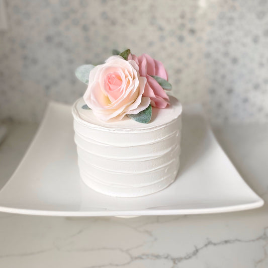Custom Floral Topper Personalized Kids Cake Decor