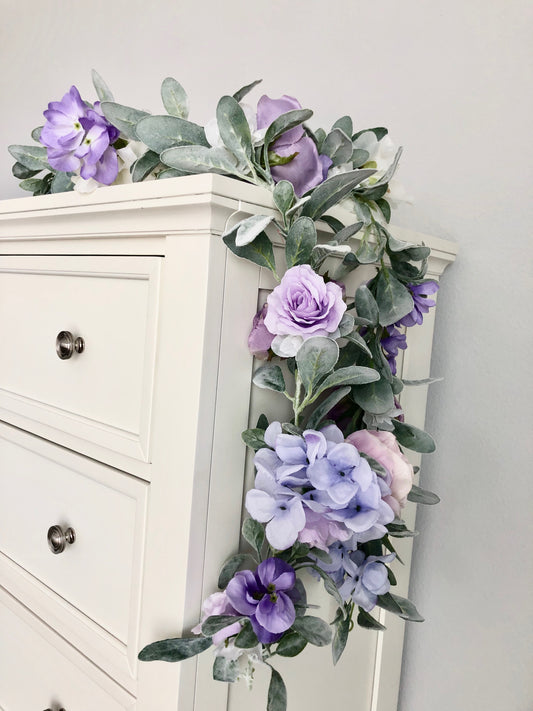 custom garland nursery garland decor floral nursery decor girl nursery baby shower decor bridal shower decor garland wedding garland