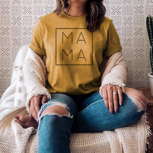MAMA graphic sublimation t-shirt unisex crew neck - Rosey Studio Co