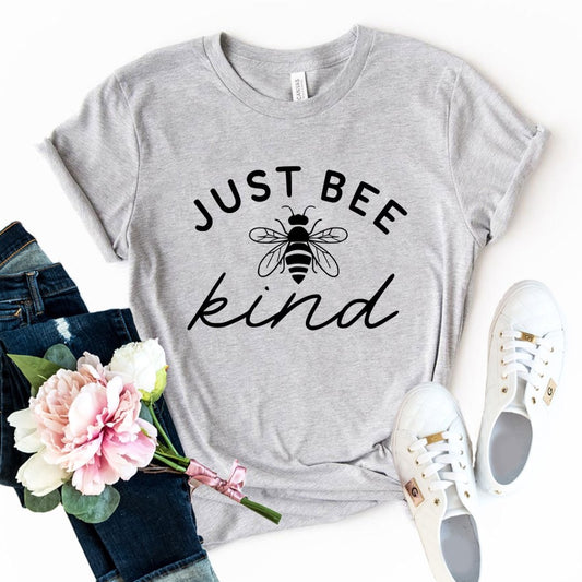Just Bee Kind graphic t-shirt Bella Canvas unisex - Rosey Studio Co