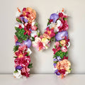 personalized flower letter tropical Hawaiian for girl birthday party decor