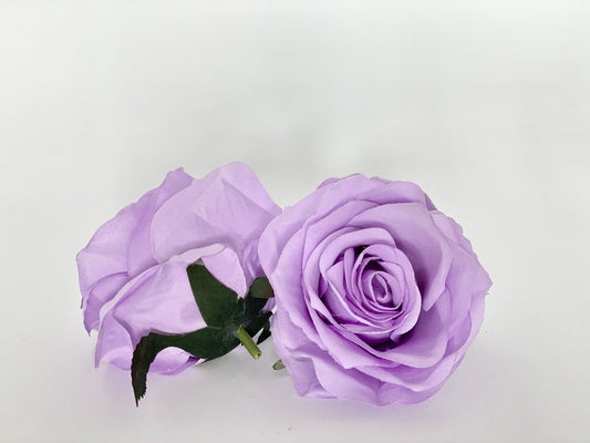 3.5" Artificial Purple Rose Medium Purple Silk Flower Lavender Rose Lavender Silk Flower Purple Wedding Flower Lavender Wedding Flower Rose