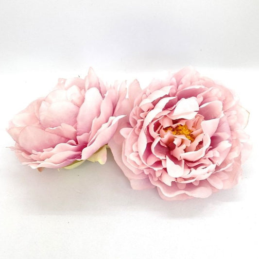 5" Light Pink Peony Two Tone Peony Wedding Flower Fluffy Peony Flower Artificial Peony Light Pink Wedding Flower Light Pink Peony Decor