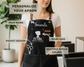 Personalized Hairstylist Aprons with Pockets Salon Apparel