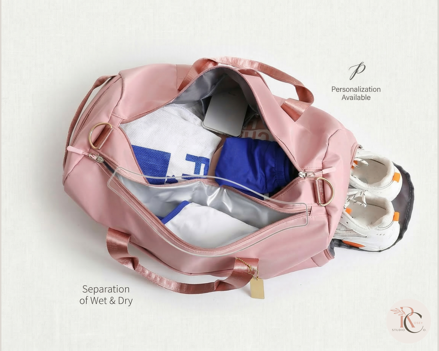 Monogrammed Sports Duffel Personalized Gym & Travel Bag
