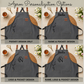 Blank cotton canvas garden apron with pocket, no personalization option