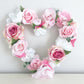 Pink heart wedding decor personalized sign