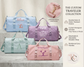 Monogrammed Sports Duffel Personalized Gym & Travel Bag