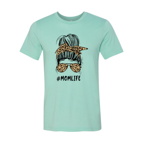 Momlife T-Shirt in Heather Mint - Mother's Day gift idea unisex tee