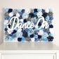 Dance studio decor flower wall name sign floral studio backdrop