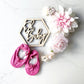 Oh Baby wood prop maternity photo shoot backdrop
