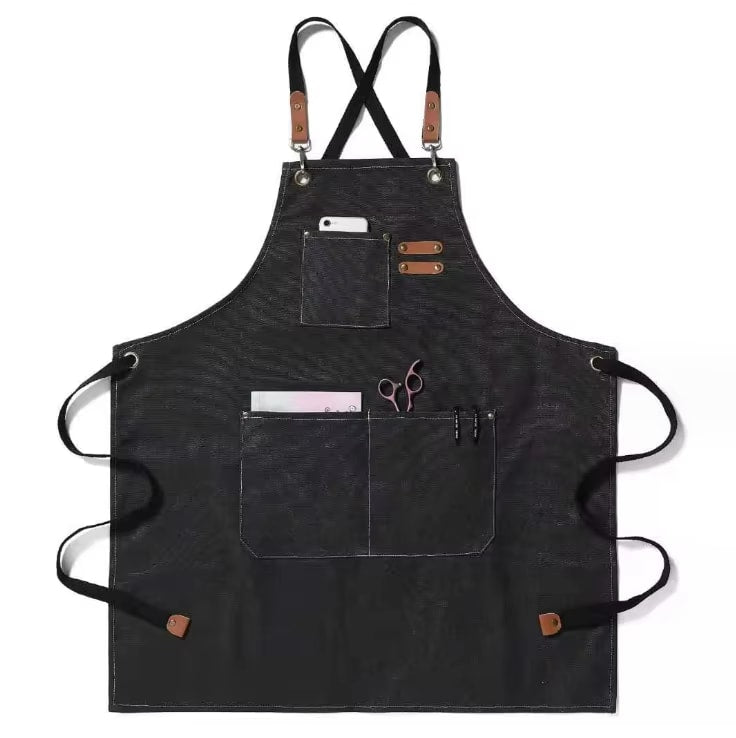 Apron for Hairstylist with Name Salon Professional Hairdresser Apparel