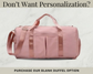 Monogrammed Sports Duffel Personalized Gym & Travel Bag