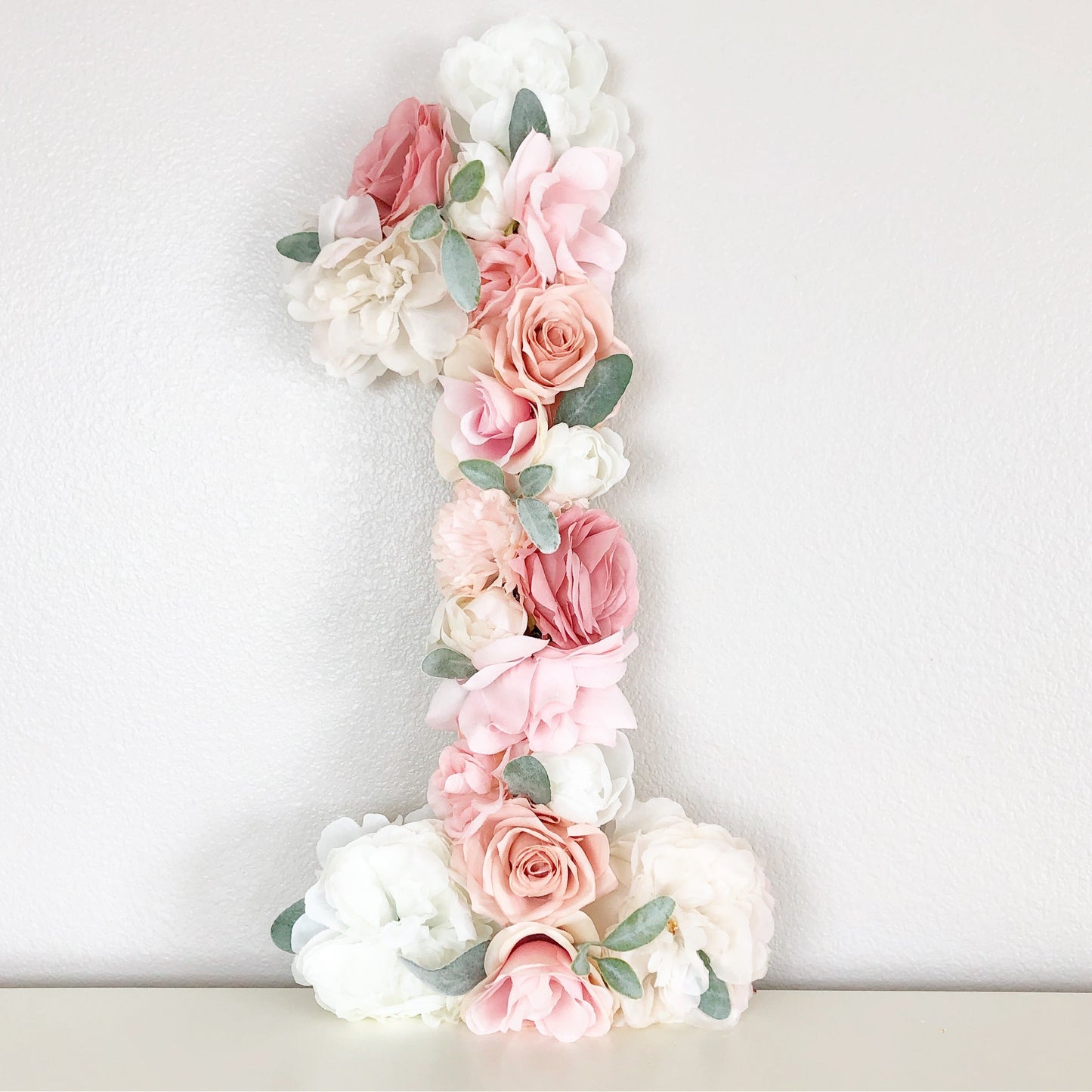 Wedding floral number one faux flower photo