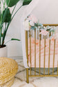 Boho girl nursery floral garland