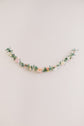 Girl floral garland boho nursery wall art