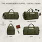 Custom Sports Gym Weekender Bag with Shoe Storage & Travel Duffel