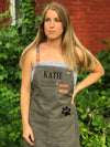 Personalized Dog Groomer Apron Pet Grooming Smock with Storage Pockets