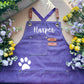Custom dog groomer apron lightweight water resistant smock for pet stylists