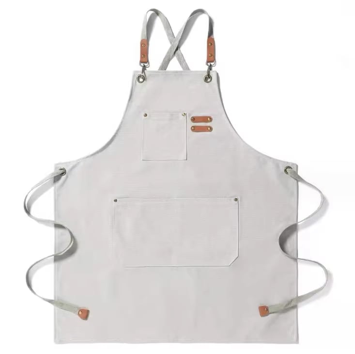 Custom Cotton Canvas Apron for Gardener Apparel with Pockets Gift Idea