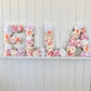 Custom floral monogram flower initial home wall hanging gift