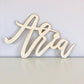 Wood name sign baby shower personalized