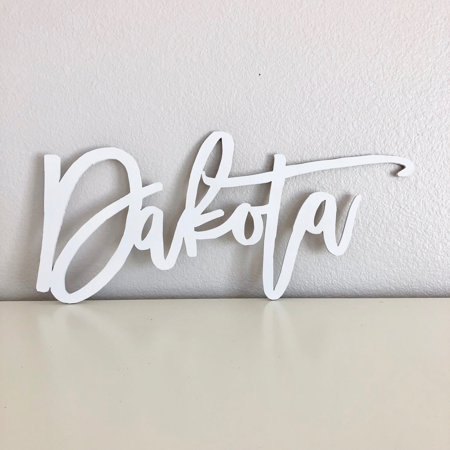 Wood name sign baby shower personalized