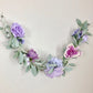 Nursery flower garland pastel floral wall decor for babies