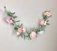 Custom wedding soft floral garland boho wedding