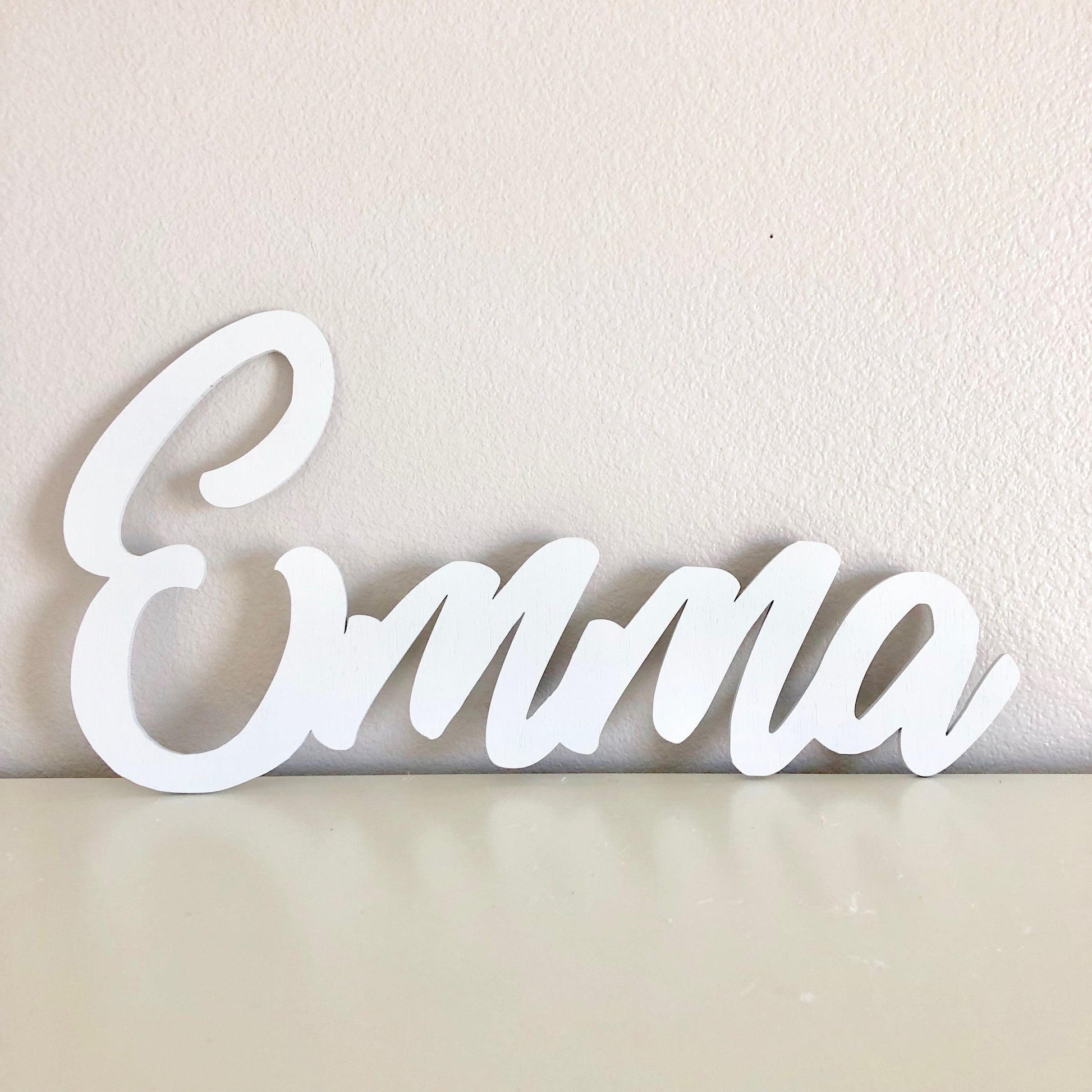 Personalized wood name sign name art