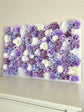 Lavender wall art floral backdrop hanging decor