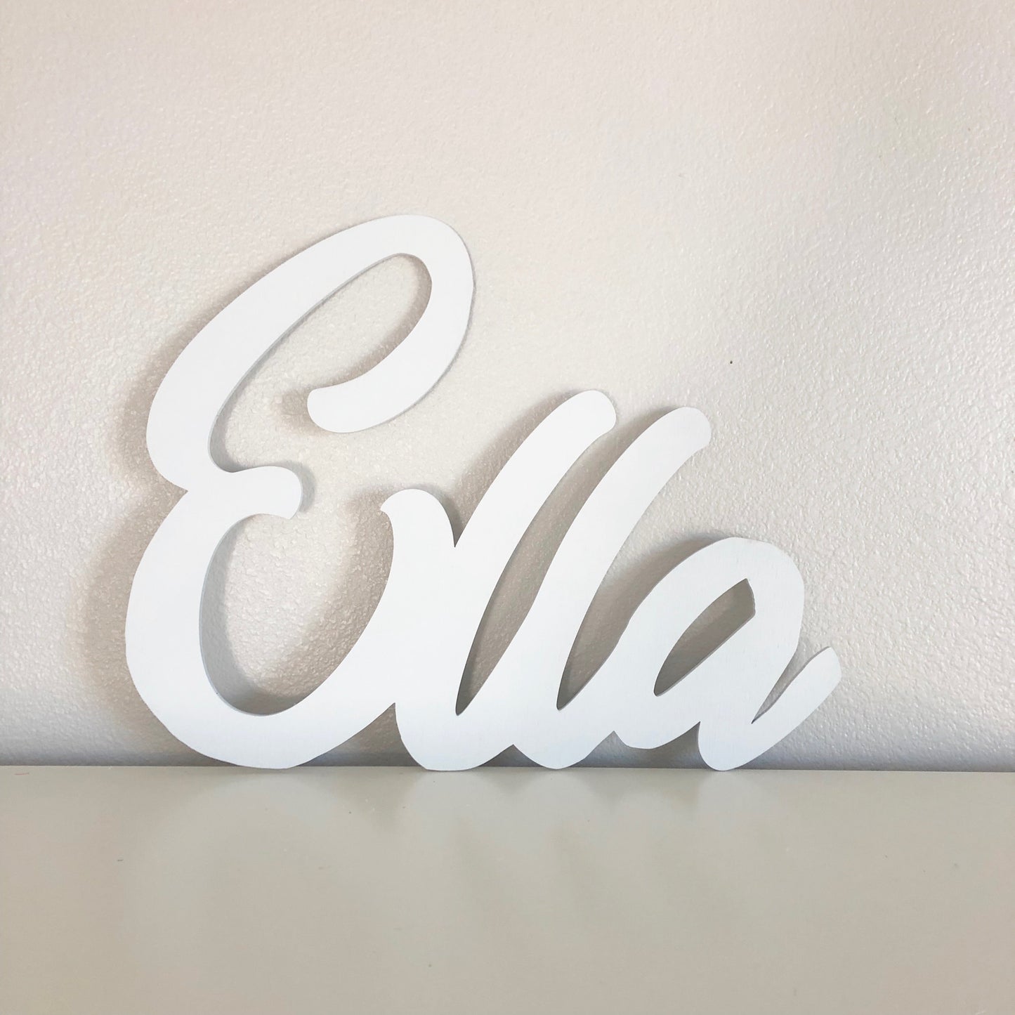 Girl wood name sign wall art personalized