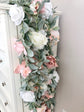 Floral garland backdrop table decor flower wall