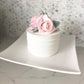 Floral cake topper birthday celebration