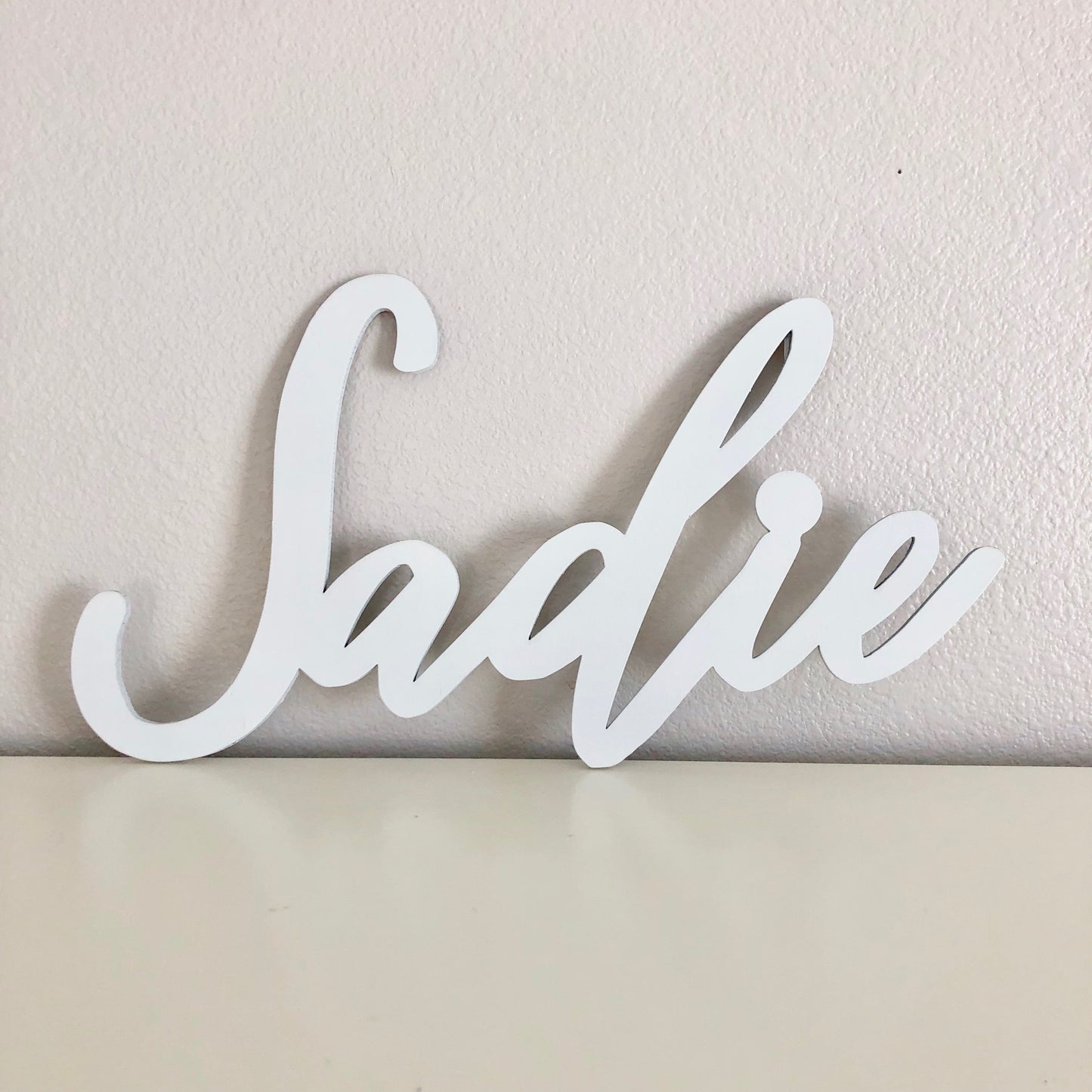 Custom wood name sign personalized wall art