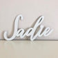 Custom wood personalized name sign