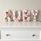 Large floral initial flower letter event photo prop