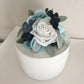 Bridal shower floral cake topper