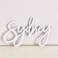 Personalized wood name sign plywood custom