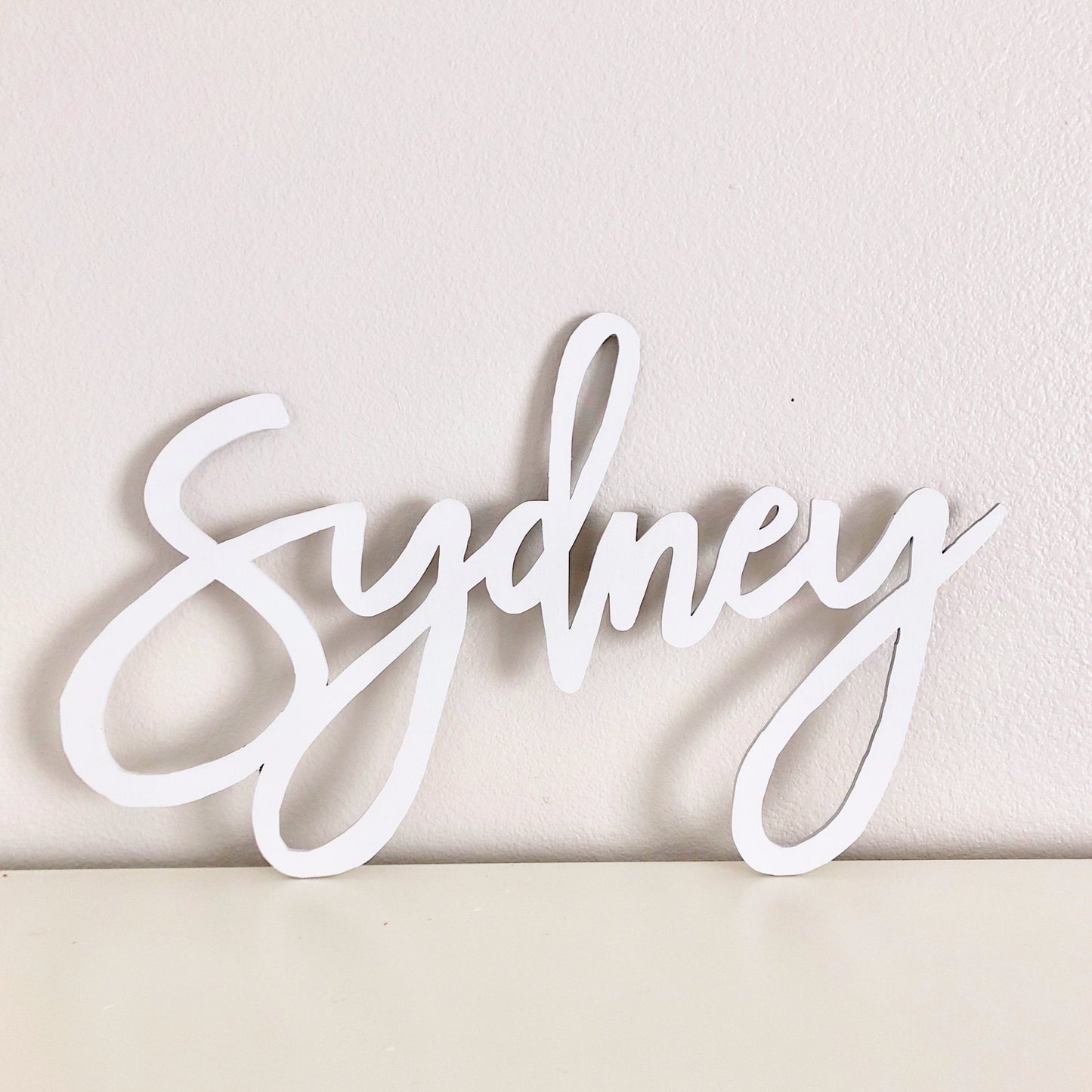 Personalized wood name sign plywood custom