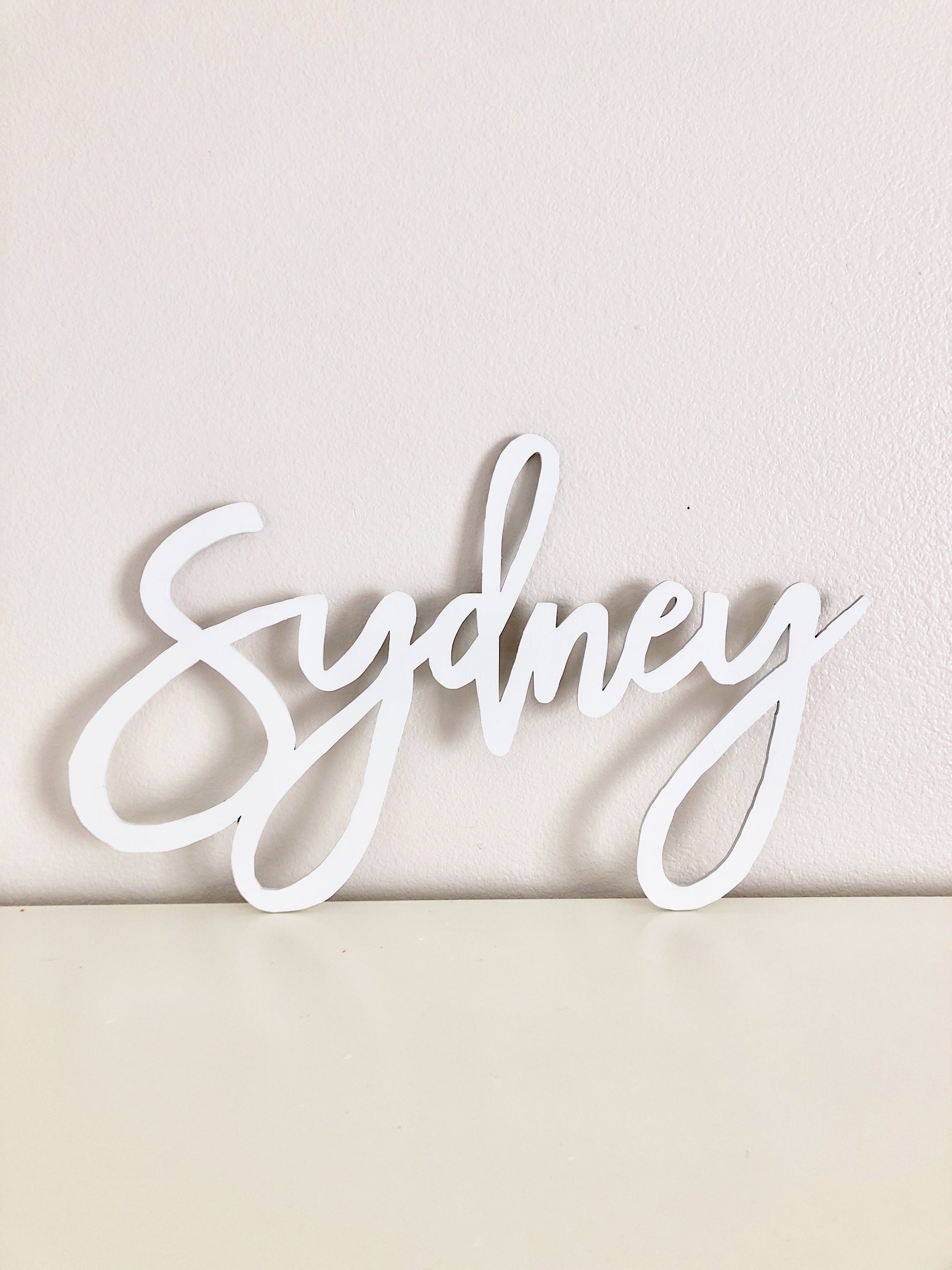 Custom wedding name sign wood