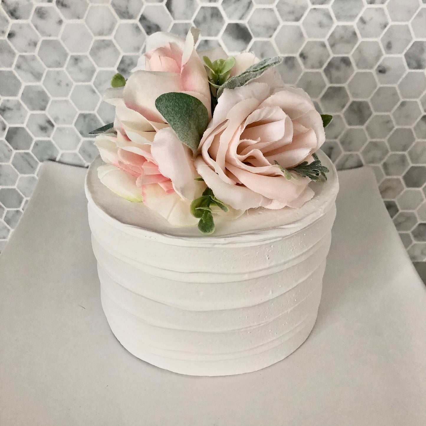 Boho baby shower cake topper
