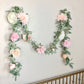 Floral wall garland outdoor decor
