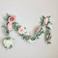 Nursery wall garland girl floral decoration