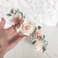 Bride artificial flower crown wedding silk